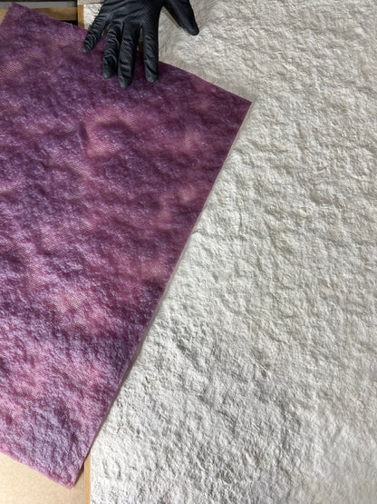 Silicone impression for decoration Stone texture (purple) W00009