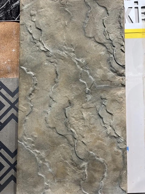 Silicone impression for decoration Stone texture (blue) W00011