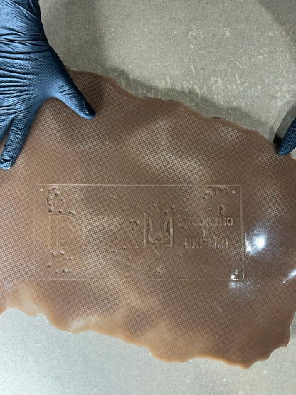Silicone impression for decoration Stone texture (brown) W00012