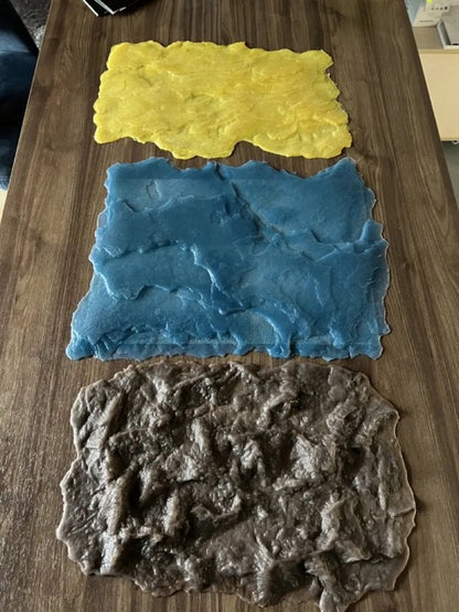 Silicone impression for decoration Stone texture (brown) W00012