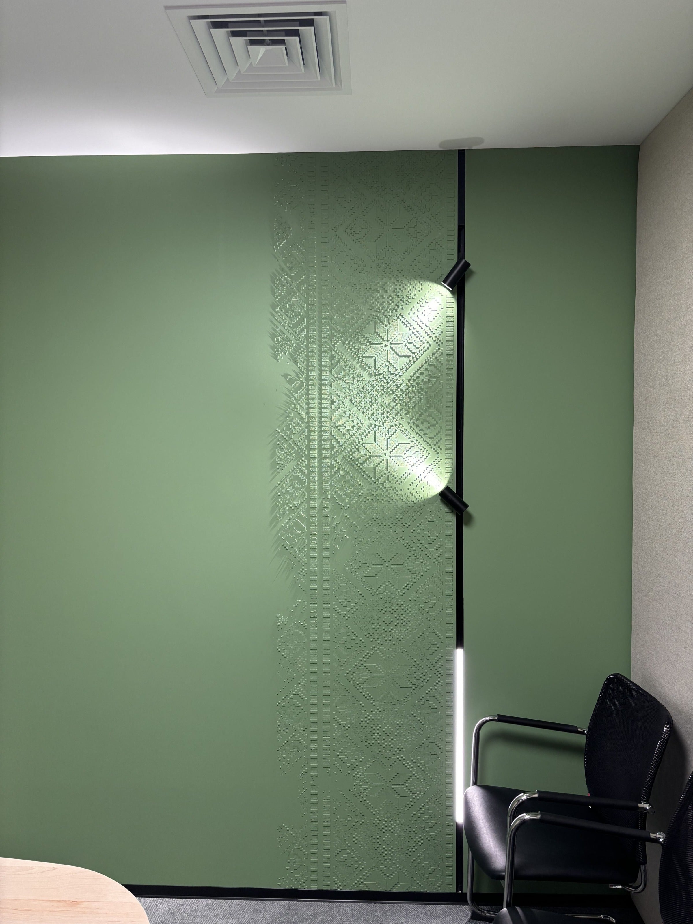 Wall embroidery: DFA reusable stencil for unique decor 0.3-1 mm (Z00009)
