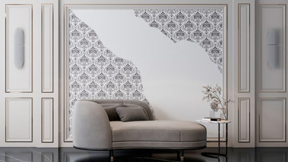 Fine Patterns DFA Damask Stencil - Update Your Interior 0.3-1mm (D00065)