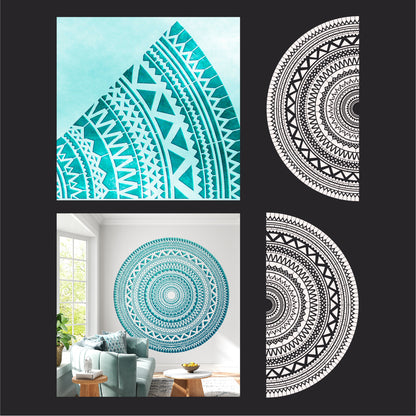 Quality stencil DFA for plaster - easy pattern application 0.3-1 mm (C00127)